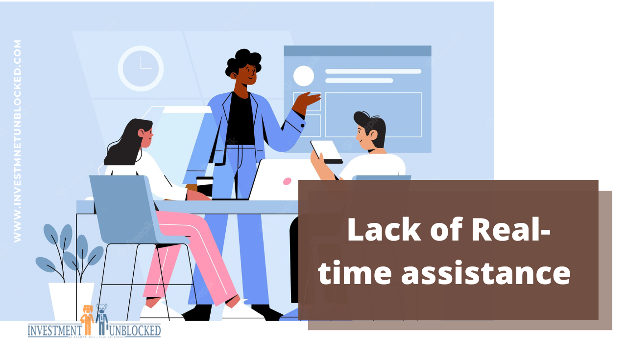 Lack of Real-time assistance Investment Unblocked